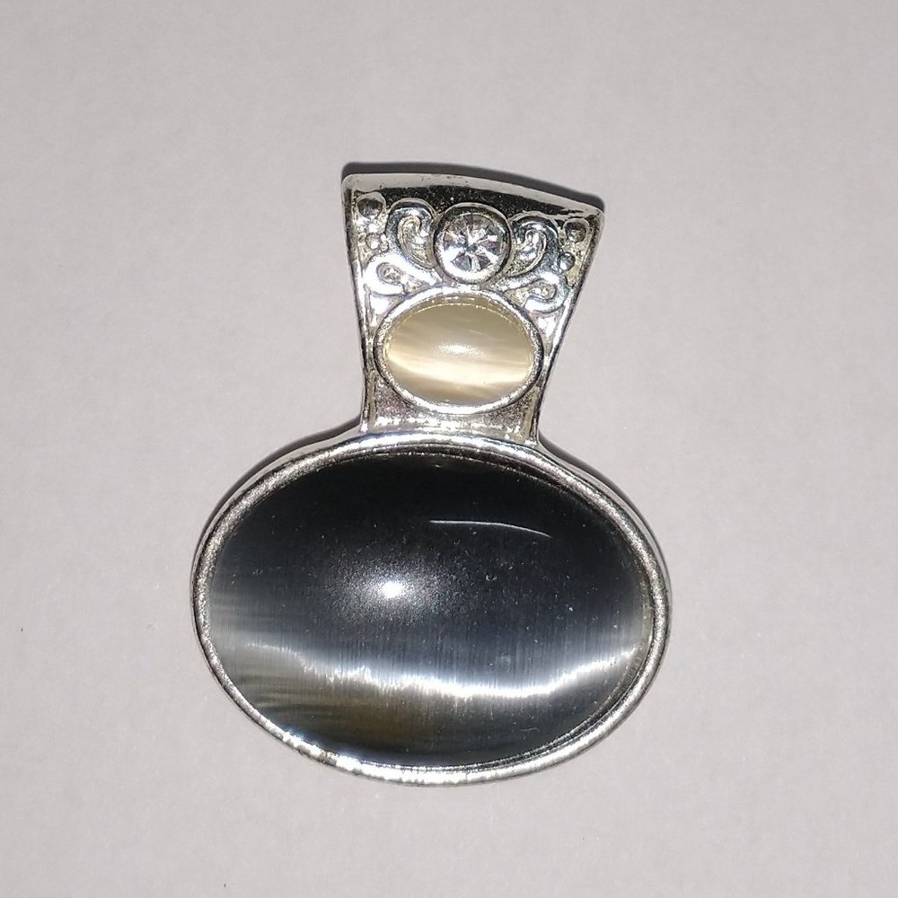 Silver and gray slide